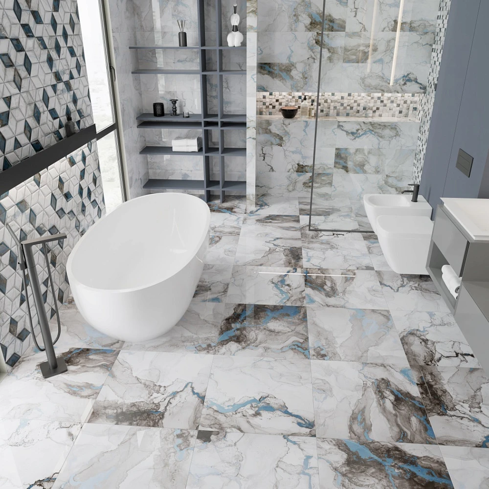 Керамогранит Primavera Tiziana Aqua High Glossy 60x60 см (GR111)