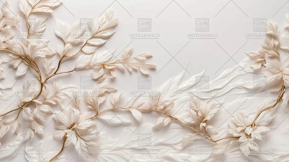Фреска Artegrafico Leaves AG-LVS-009