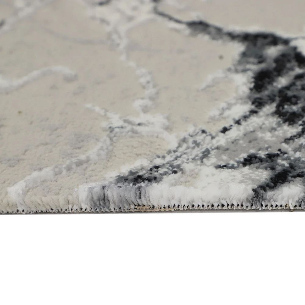 Ковровая дорожка Mers Victoria Lux 04659A 27-Z8ZB White/Grey (нарезка 1 м)