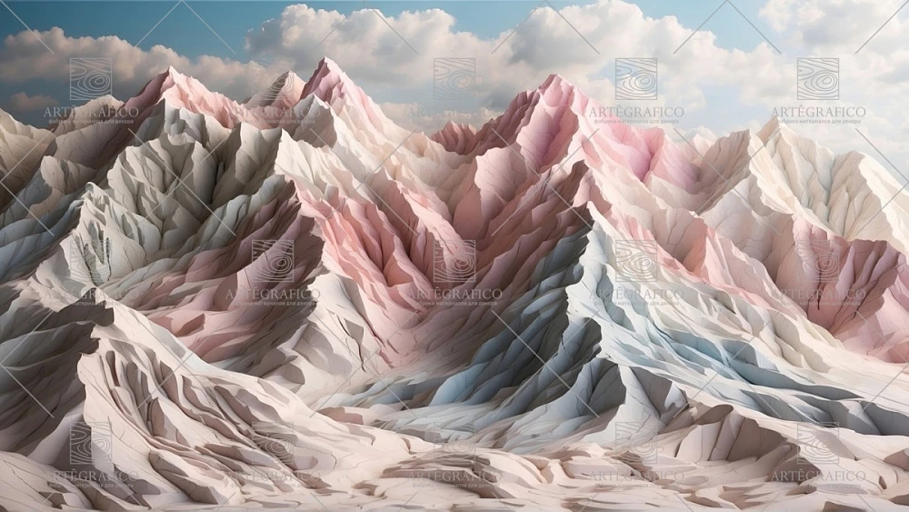 Фреска Artegrafico 3D Mountains AG-DMT-005