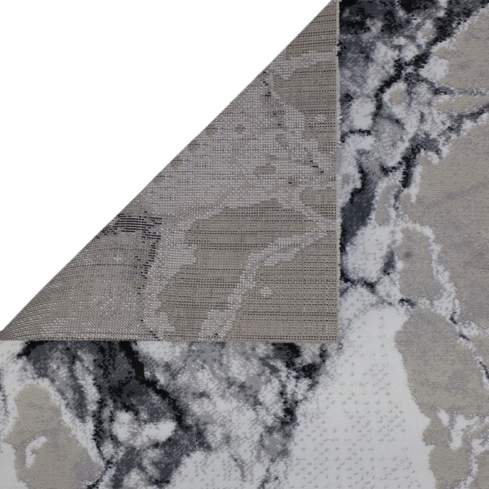 Ковровая дорожка Mers Victoria Lux 04659A 27-Z8ZB White/Grey (нарезка 1 м)