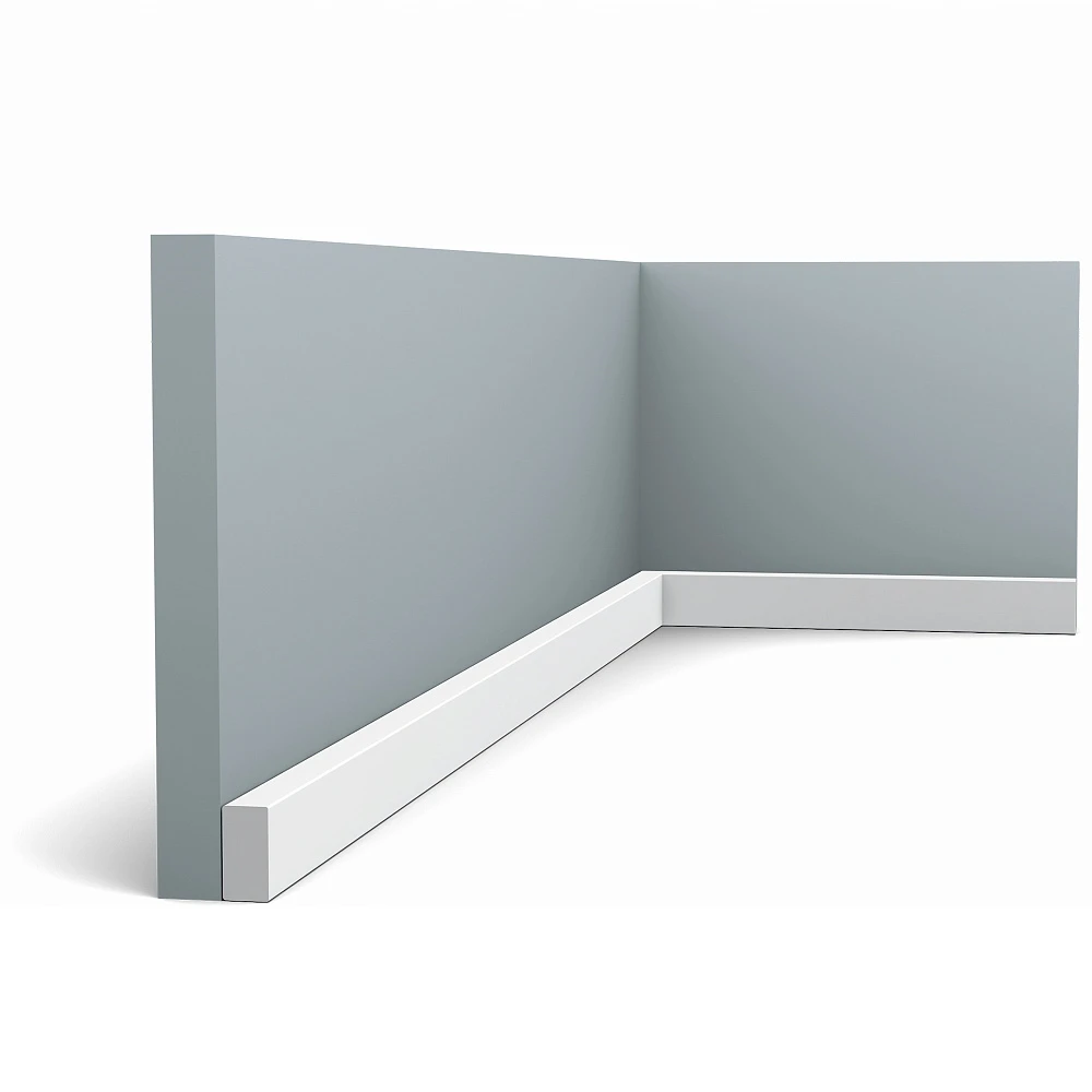 Плинтус Orac Decor (2000x200x10) Белый SX194 Square