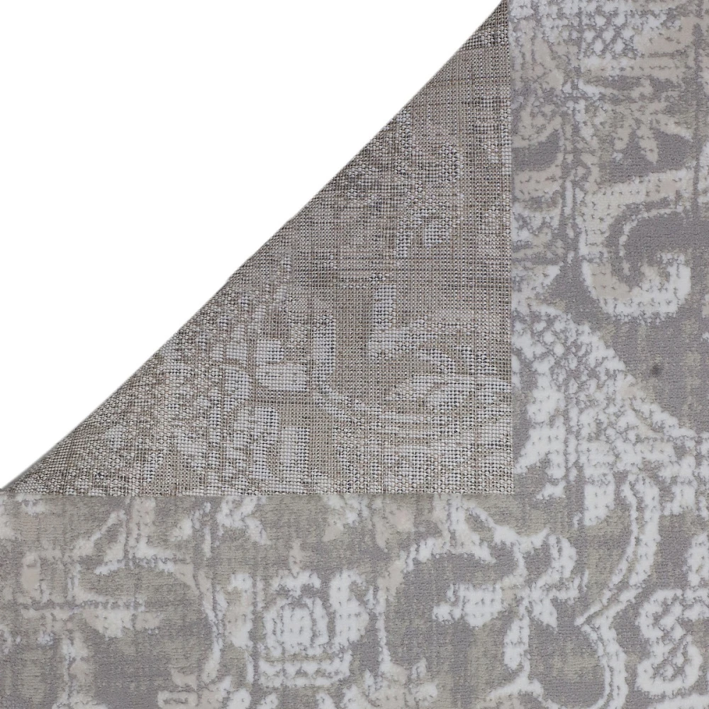 Ковролин Mers Victoria Lux 04660A 56-Z8ZS L.Grey/Cream (нарезка 2 м)