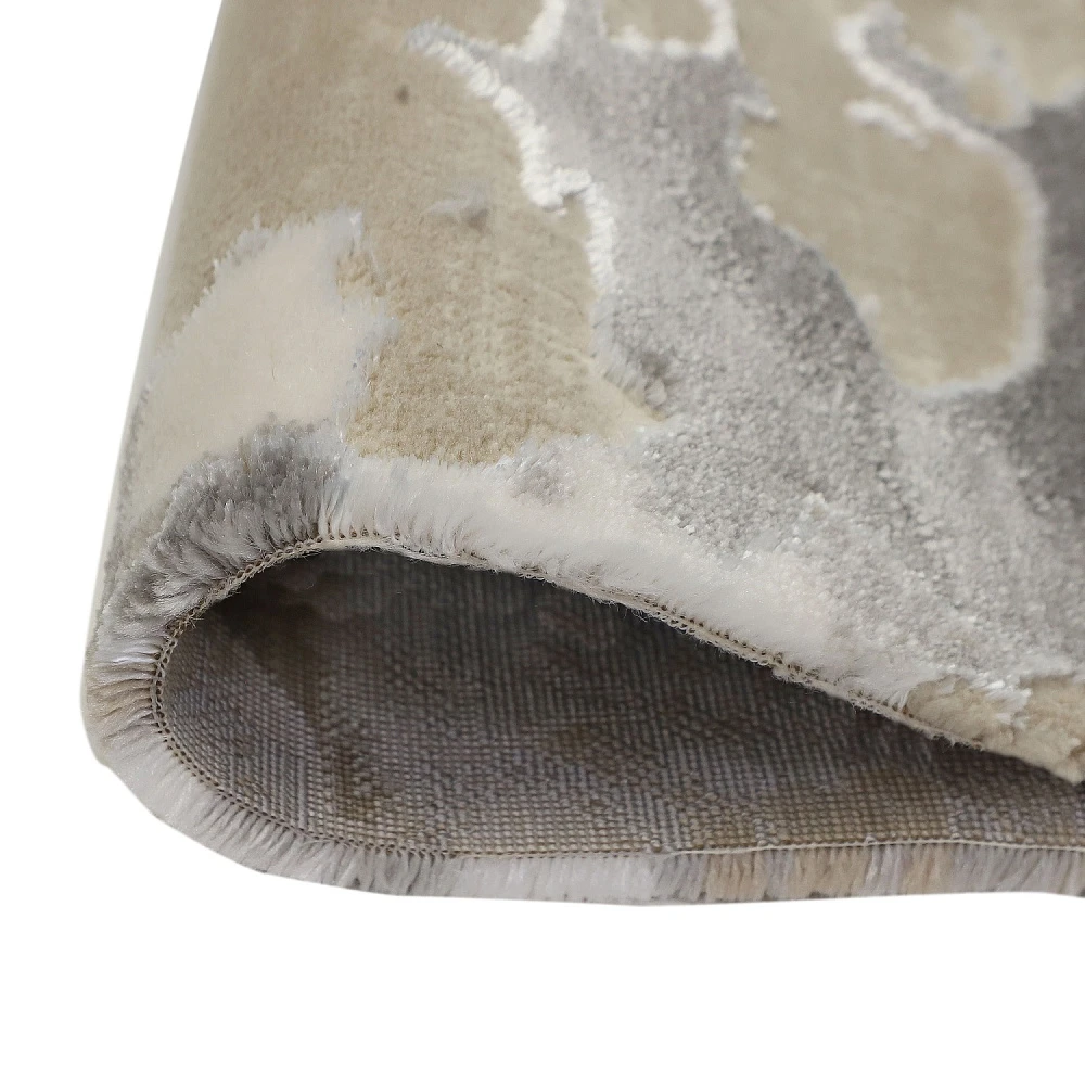 Ковролин Kaplanser Iris 8698C Beige/L.Grey (нарезка 2 м)